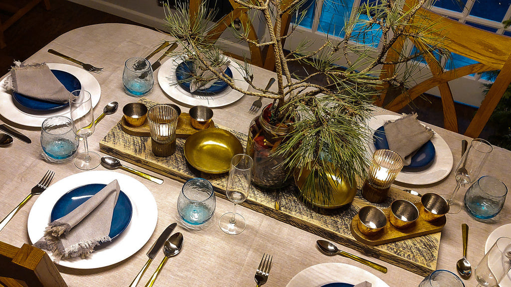 Natural handcrafted dining ware