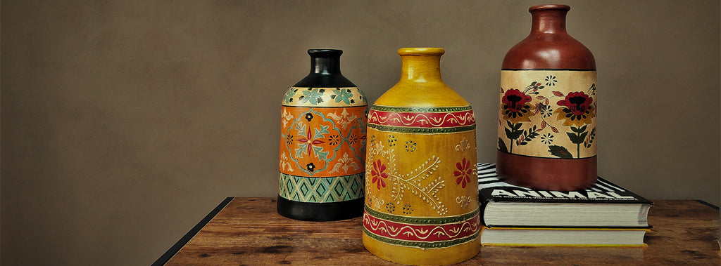Terracotta vases