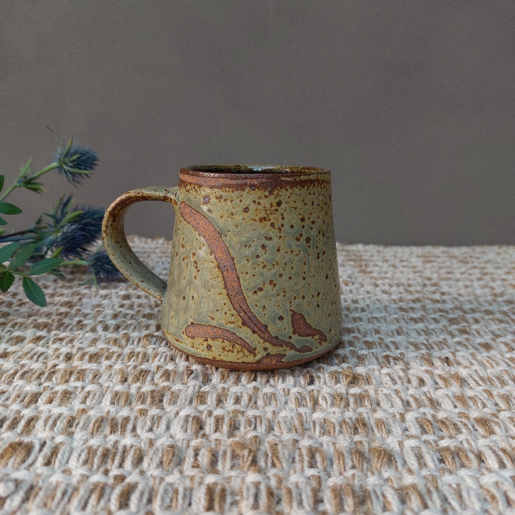 Perfectly Imperfect Hari Dual Tone Brown & Green Mug