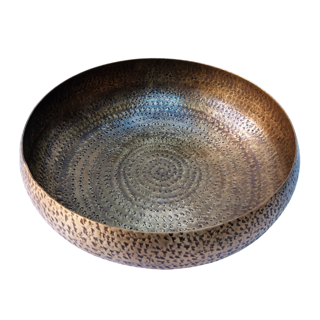 Urli Decorative Hammered Brass Bowl