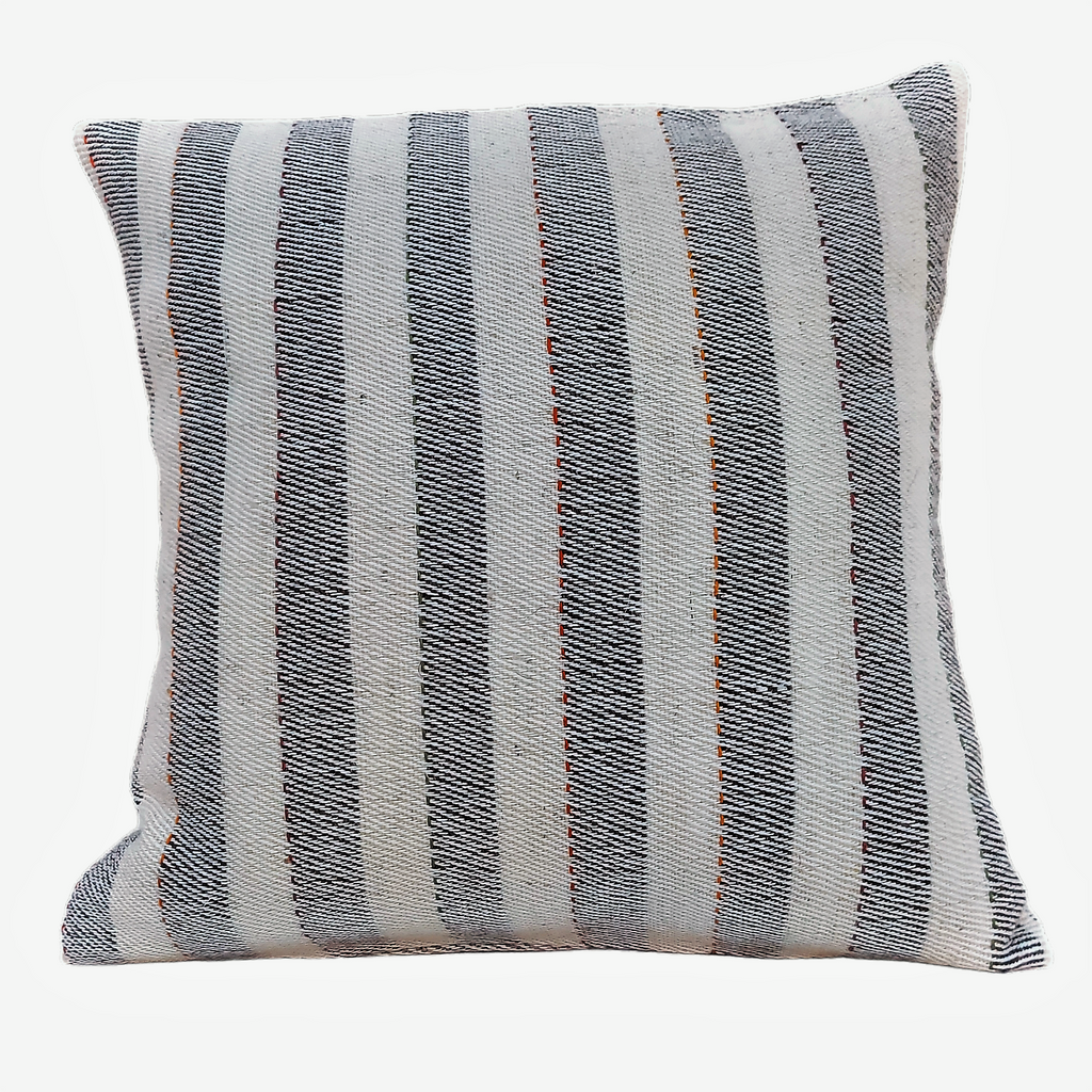 Shruti Stripes Cotton Wool Blend Cushion Cover Anav
